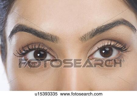 Stock Photography - Close-up of woman's eyes. Fotosearch