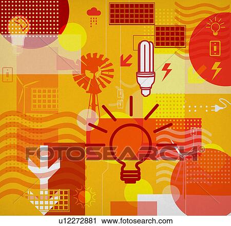 Collage of electrical objects View Large Photo Image Stock Image - Collage of electrical objects. Fotosearch