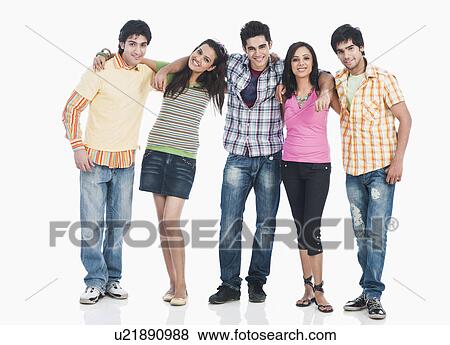 College friends having fun View Large Photo Image Stock Photo - College friends having fun. Fotosearch