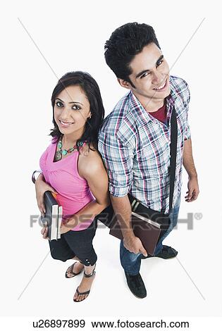 College friends smiling together View Large Photo Image Stock Photo - College friends smiling together. Fotosearch