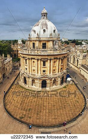 Stock Photography - Educational building in a city, Radcliffe Camera, Oxford University, Oxford, Oxfordshire, England. Fotosearch