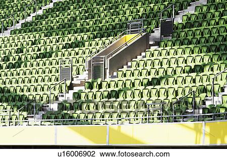Empty seats in a rugby stadium, Aviva Stadium, Dublin, Republic of Ireland View Large Photo Image Stock Image - Empty seats in a rugby stadium, Aviva Stadium, Dublin, Republic of Ireland. Fotosearch