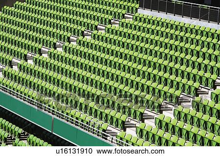 Empty seats in a rugby stadium, Aviva Stadium, Dublin, Republic of Ireland View Large Photo Image Stock Image - Empty seats in a rugby stadium, Aviva Stadium, Dublin, Republic of Ireland. Fotosearch