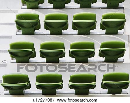 Empty seats in a rugby stadium, Aviva Stadium, Dublin, Republic of Ireland View Large Photo Image Stock Photo - Empty seats in a rugby stadium, Aviva Stadium, Dublin, Republic of Ireland. Fotosearch