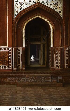 Entrance of a mosque, Taj Mahal, Agra, Uttar Pradesh, India View Large Photo Image Stock Image - Entrance of a mosque, Taj Mahal, Agra, Uttar Pradesh, India. Fotosearch