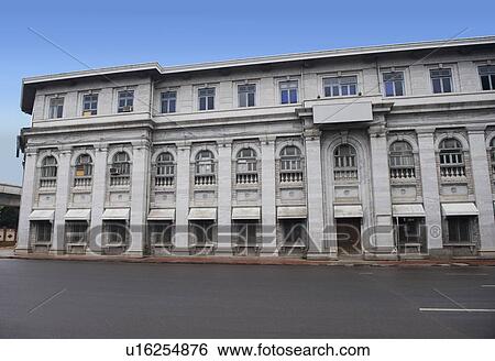 Facade of a building, Bangalore, Karnataka, India View Large Photo Image Stock Photograph - Facade of a building, Bangalore, Karnataka, India. Fotosearch