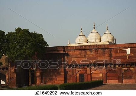 Facade of a fort, Agra Fort, Agra, Uttar Pradesh, India View Large Photo Image Stock Image - Facade of a fort, Agra Fort, Agra, Uttar Pradesh, India. Fotosearch