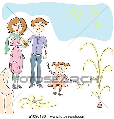 Family celebrating Diwali View Large Photo Image Picture - Family celebrating Diwali. Fotosearch
