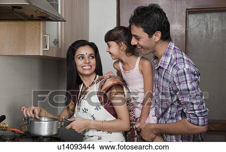 Family in the kitchen View Large Photo Image Picture - Family in the kitchen. Fotosearch