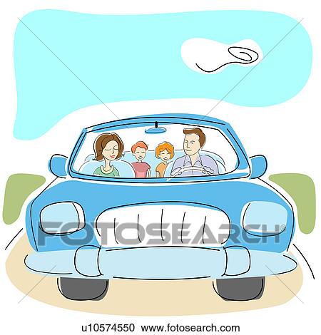 Family traveling in a car View Large Photo Image Stock Image - Family traveling in a car. Fotosearch