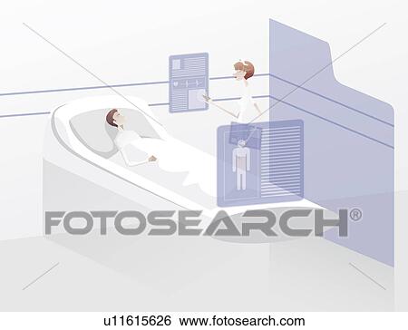 Female nurse examining heartbeats of a patient on virtual screen View Large Photo Image Stock Photograph - Female nurse examining heartbeats of a patient on virtual screen. Fotosearch