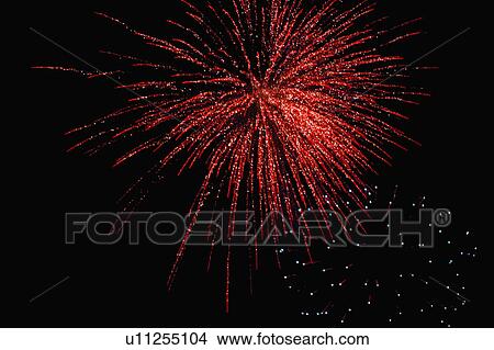 Fireworks display at night View Large Photo Image Picture - Fireworks display at night. Fotosearch