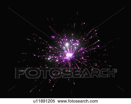 Fireworks display at night View Large Photo Image Stock Photography - Fireworks display at night. Fotosearch