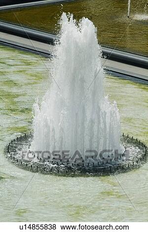 Fountain at a museum, Musee du Louvre, Paris, France View Large Photo Image Stock Photo - Fountain at a museum, Musee du Louvre, Paris, France. Fotosearch