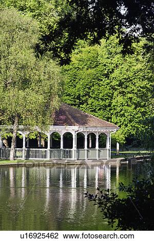 Gazebo in a park, St Stephen's Green, Dublin, Republic of Ireland View Large Photo Image Stock Image - Gazebo in a park, St Stephen's Green, Dublin, Republic of Ireland. Fotosearch