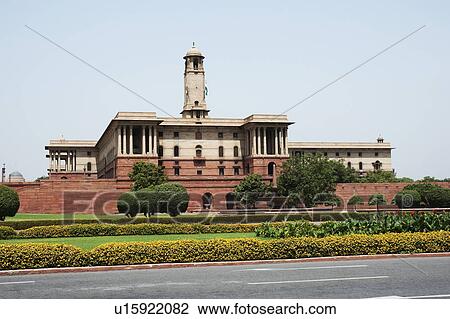 Government building at the roadside, Rashtrapati Bhavan, Rajpath, New Delhi, India View Large Photo Image Stock Image - Government building at the roadside, Rashtrapati Bhavan, Rajpath, New Delhi, India. Fotosearch