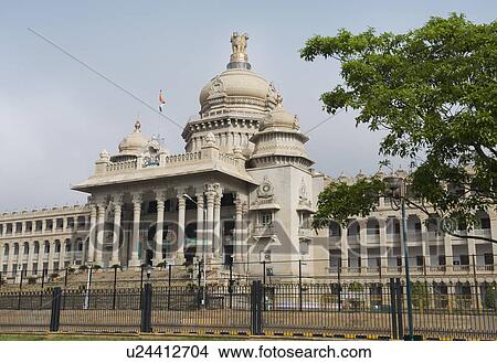 Government building, Vidhana Soudha, Bangalore, Karnataka, India View Large Photo Image Picture - Government building, Vidhana Soudha, Bangalore, Karnataka, India. Fotosearch