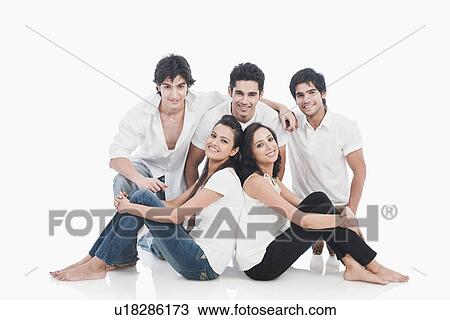 Group of friends smiling View Large Photo Image Stock Image - Group of friends smiling. Fotosearch