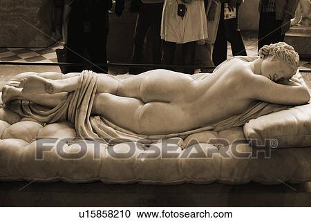Hellenistic sculpture of Venus of Knidos in a museum, Musee du Louvre, Paris, France View Large Photo Image Stock Image - Hellenistic sculpture of Venus of Knidos in a museum, Musee du Louvre, Paris, France. Fotosearch
