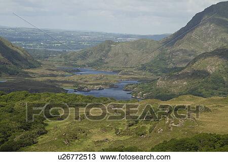 High angle view of a national park, Killarney National Park, Killarney, County Kerry, Republic of Ireland View Large Photo Image Stock Image - High angle view of a national park, Killarney National Park, Killarney, County Kerry, Republic of Ireland. Fotosearch