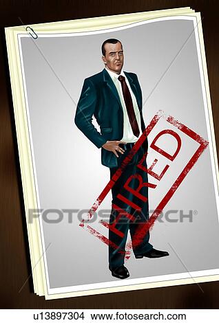 Hired for job View Large Photo Image Picture - Hired for job. Fotosearch