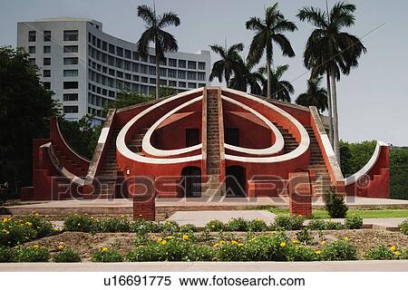 Stock Photography - Historic observatory, Jantar Mantar, New Delhi, India. Fotosearch