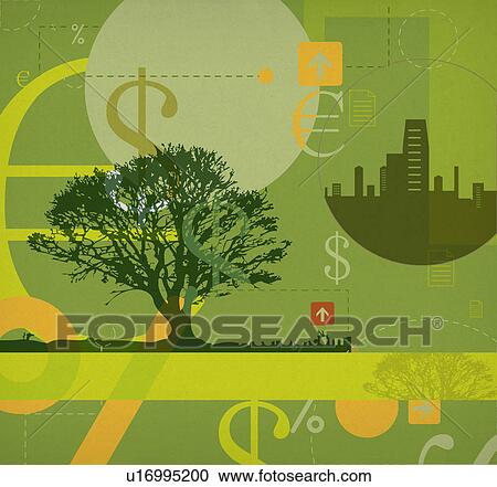 Illustrative representation conveying go green message View Large Photo Image Stock Image - Illustrative representation conveying go green message. Fotosearch