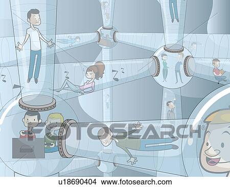 Illustrative representation of online social networking View Large Photo Image Picture - Illustrative representation of online social networking. Fotosearch