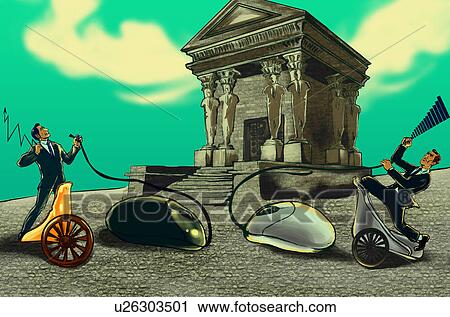 Illustrative representation showing corporate war View Large Photo Image Stock Image - Illustrative representation showing corporate war. Fotosearch