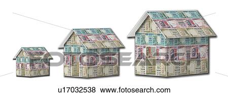 Illustrative representation showing rise in housing loan View Large Photo Image Stock Photo - Illustrative representation showing rise in housing loan. Fotosearch
