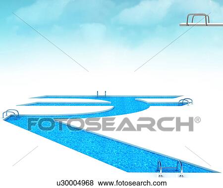 Stock Photo - Indian currency symbol pool. Fotosearch