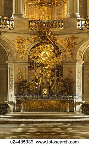 Stock Photo - Interiors of a church, Basilique Du Sacre Coeur, Paris, France. Fotosearch