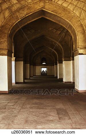 Interiors of a mausoleum, Tomb Of Akbar The Great, Sikandra, Agra, Uttar Pradesh, India View Large Photo Image Stock Image - Interiors of a mausoleum, Tomb Of Akbar The Great, Sikandra, Agra, Uttar Pradesh, India. Fotosearch
