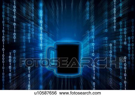 Stock Photograph - Internet coffee. Fotosearch