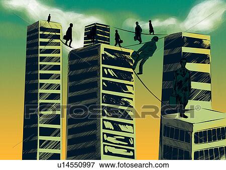 Stock Photo - Job shifting. Fotosearch