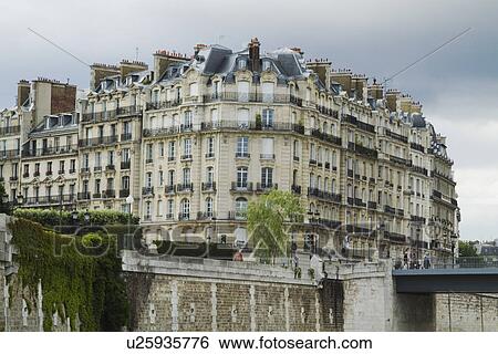 Low angle view of a building, Paris, France View Large Photo Image Stock Photograph - Low angle view of a building, Paris, France. Fotosearch