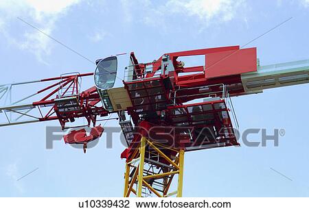 Stock Image - Low angle view of a crane, Paris, France. Fotosearch