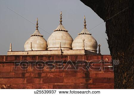 Low angle view of a fort, Agra Fort, Agra, Uttar Pradesh, India View Large Photo Image Stock Photo - Low angle view of a fort, Agra Fort, Agra, Uttar Pradesh, India. Fotosearch