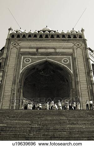 Low angle view of a gateway, Buland Darwaza, Fatehpur Sikri, Agra, Uttar Pradesh, India View Large Photo Image Stock Photograph - Low angle view of a gateway, Buland Darwaza, Fatehpur Sikri, Agra, Uttar Pradesh, India. Fotosearch