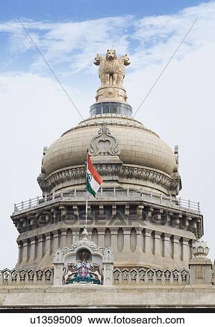 Low angle view of a government building, Vidhana Soudha, Bangalore, Karnataka, India View Large Photo Image Stock Photo - Low angle view of a government building, Vidhana Soudha, Bangalore, Karnataka, India. Fotosearch