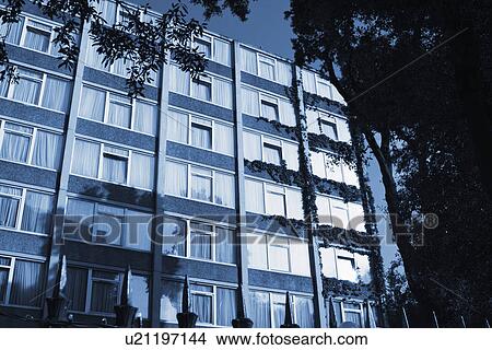 Picture - Low angle view of a hotel, Dublin, Republic of Ireland. Fotosearch
