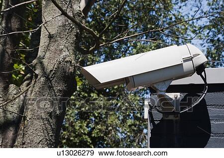 Low angle view of a security camera, Cesky Krumlov, South Bohemian Region, Czech Republic View Large Photo Image Stock Photo - Low angle view of a security camera, Cesky Krumlov, South Bohemian Region, Czech Republic. Fotosearch