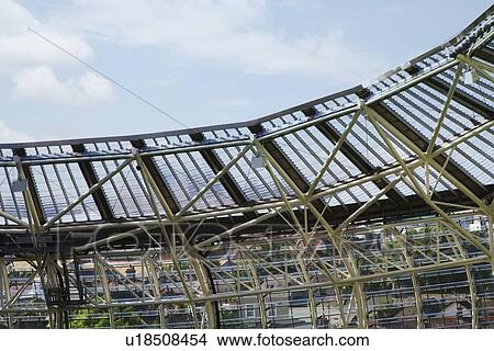 Low angle view of a stadium, Aviva Stadium, Dublin, Republic of Ireland View Large Photo Image Picture - Low angle view of a stadium, Aviva Stadium, Dublin, Republic of Ireland. Fotosearch