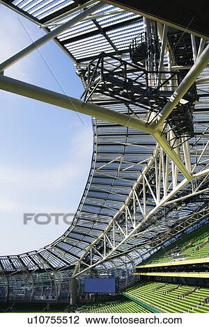 Low angle view of a stadium, Aviva Stadium, Dublin, Republic of Ireland View Large Photo Image Stock Image - Low angle view of a stadium, Aviva Stadium, Dublin, Republic of Ireland. Fotosearch