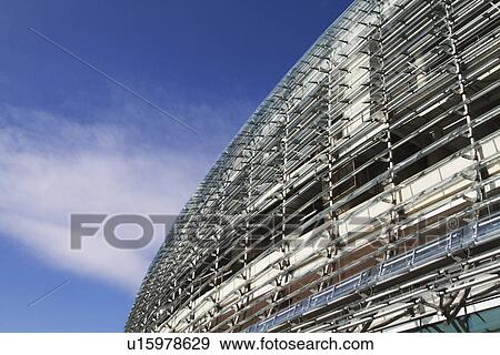 Low angle view of a stadium, Aviva Stadium, Dublin, Republic of Ireland View Large Photo Image Stock Photo - Low angle view of a stadium, Aviva Stadium, Dublin, Republic of Ireland. Fotosearch