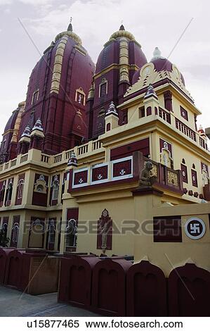 Low angle view of a temple, Lakshmi Narayan Temple, New Delhi, India View Large Photo Image Stock Photography - Low angle view of a temple, Lakshmi Narayan Temple, New Delhi, India. Fotosearch