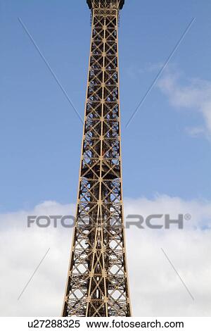 Stock Photography - Low angle view of a tower, Eiffel Tower, Paris, France. Fotosearch