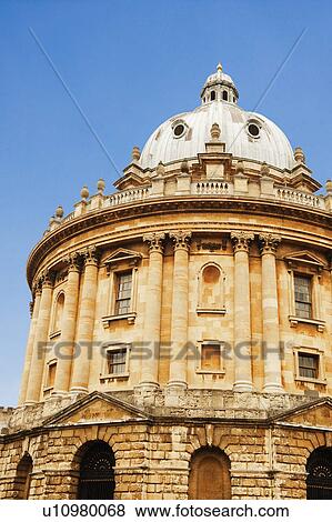 Low angle view of an educational building, Radcliffe Camera, Oxford University, Oxford, Oxfordshire, England View Large Photo Image Stock Photo - Low angle view of an educational building, Radcliffe Camera, Oxford University, Oxford, Oxfordshire, England. Fotosearch