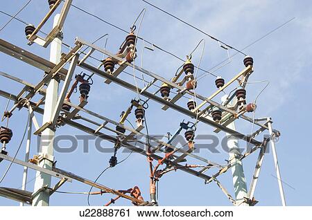 Low angle view of an electricity pylon, Tirupati, Andhra Pradesh, India View Large Photo Image Stock Image - Low angle view of an electricity pylon, Tirupati, Andhra Pradesh, India. Fotosearch