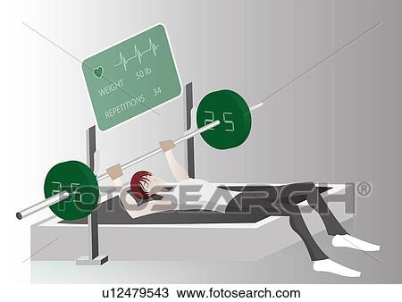 Man exercising in a gym View Large Photo Image Stock Image - Man exercising in a gym. Fotosearch